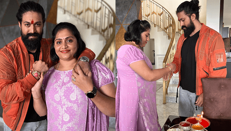 yash, nandini, yash family, yash sister, raksha bandhan