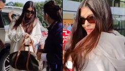 Aishwarya Rai Bachchan makes a stunning appearance at the airport, but her phone wallpaper grabs attention