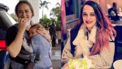 Hazel Keech pens warm note thanking paps at Mumbai airport for 'not scaring' her son Orion