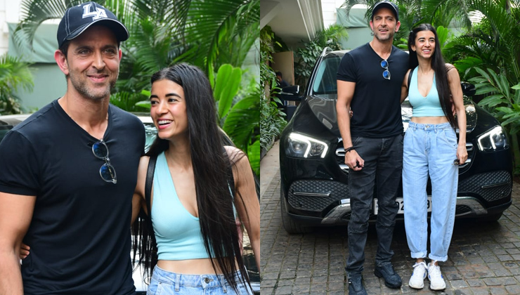 Hrithik Roshan Is All Smiles As He Poses With Girlfriend Saba Azad ...