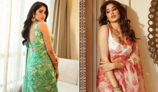 5 Times Janhvi Kapoor showed us how to look alluring in floral sarees