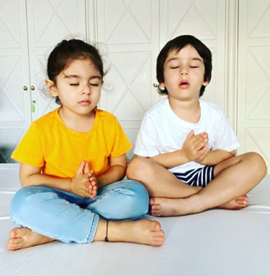 Kareena Kapoor drops a cute pic of birthday girl Inaaya with son Taimur, jokes ‘I don’t know what you both are praying for’