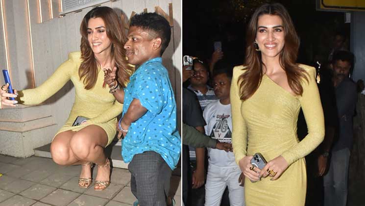 Kriti Sanon, Kriti Sanon with a fan,