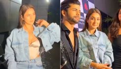 Shehnaaz Gill cutely praises a pap's look as she poses at Siddharth Nigam's birthday bash-WATCH