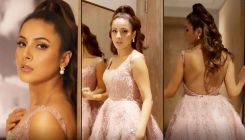 Shehnaaz Gill channels her inner barbie doll as she dons a pretty pink backless dress- WATCH