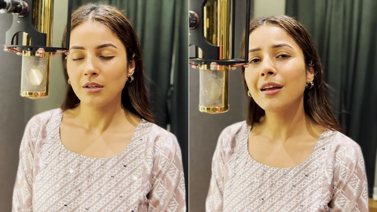 shehnaaz gill, shehnaaz gill singing video, shehnaaz gill instagram,