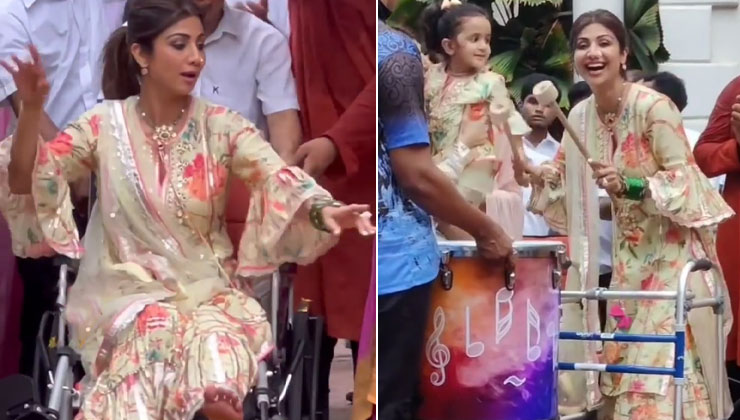 shilpa shetty, shilpa shetty daughter, ganesh chaturthi 2022,