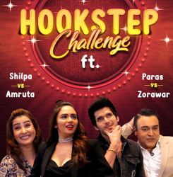 Shilpa Shinde vs Amruta Khanvilkar vs Paras Kalnawat vs Zorawar in a HILARIOUS Hook Step Challenge