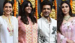 In Pics: Mouni Roy, Karan Kundrra, Karishma Tanna and others arrive in style at Ektaa R Kapoor's residence for Ganpati darshan