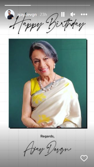 ajay devgn, ajay devgn instagram, tanuja 