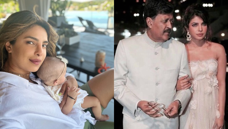 Priyanka Chopra cuddles Malti in Daughter's Day post, shares unseen pic with late father