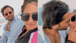 Shaheer Sheikh showers his wife Ruchikaa Kapoor with a passionate kiss on yacht, Watch