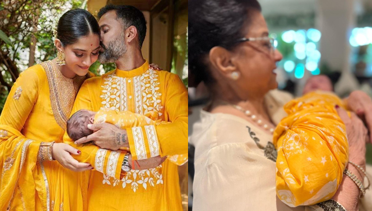 sonam kapoor, son vayu, nirmal kapoor anand ahuja