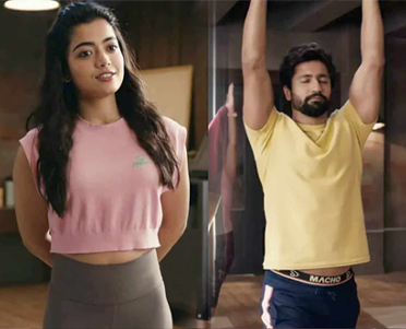 vicky kaushal, rashmika mandanna, vicky rashmika ad, vicky kaushal rashmika mandanna