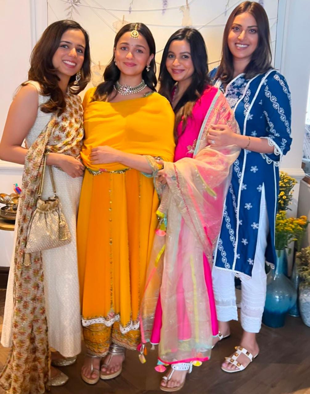 Alia Bhatt poses with her girl gang at baby shower