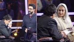 Amitabh Bachchan gets emotional as Abhishek Bachchan surprises him on Kaun Banega Crorepati 14 sets- WATCH