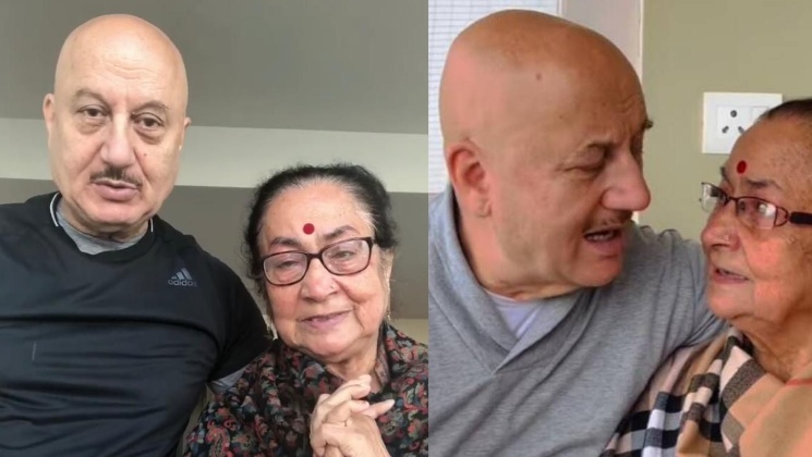 anupam kher, dulari kher