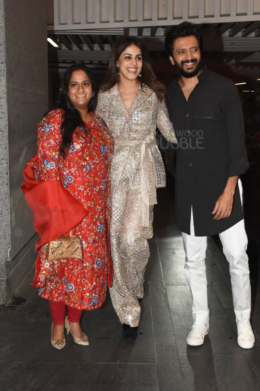 Arpita Khan Sharma with Genelia and Riteish