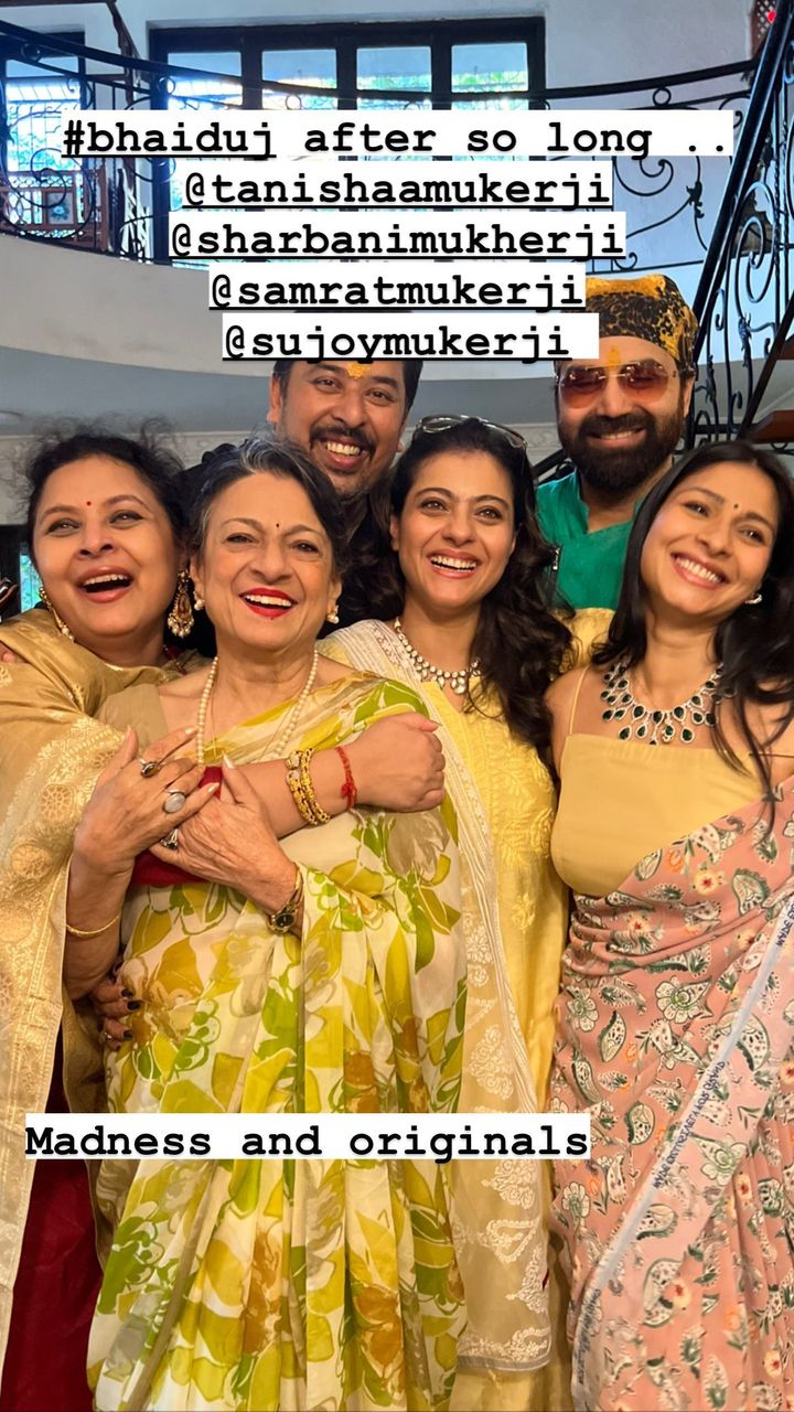 Kajol shares photos with her family as she celebrates Bhai Dooj-PICS ...