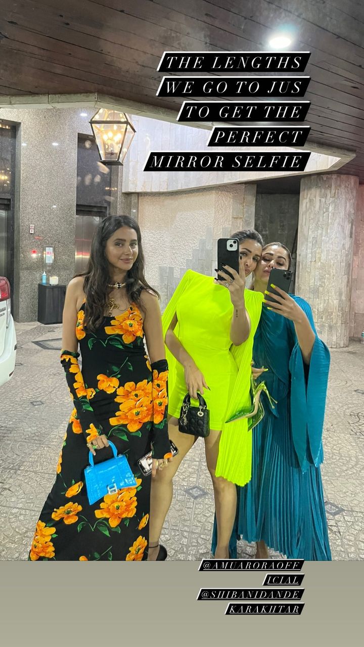 malaika arora, shibani dandekar, amrita arora,