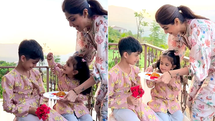 shilpa shetty bhai dooj, samisha shetty kundra, viaan raj kundra,