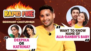 Siddhant Chaturvedi's RAPID FIRE on Alia-Ranbir's baby, Deepika-Ranveer, Katrina-Vicky, SRK