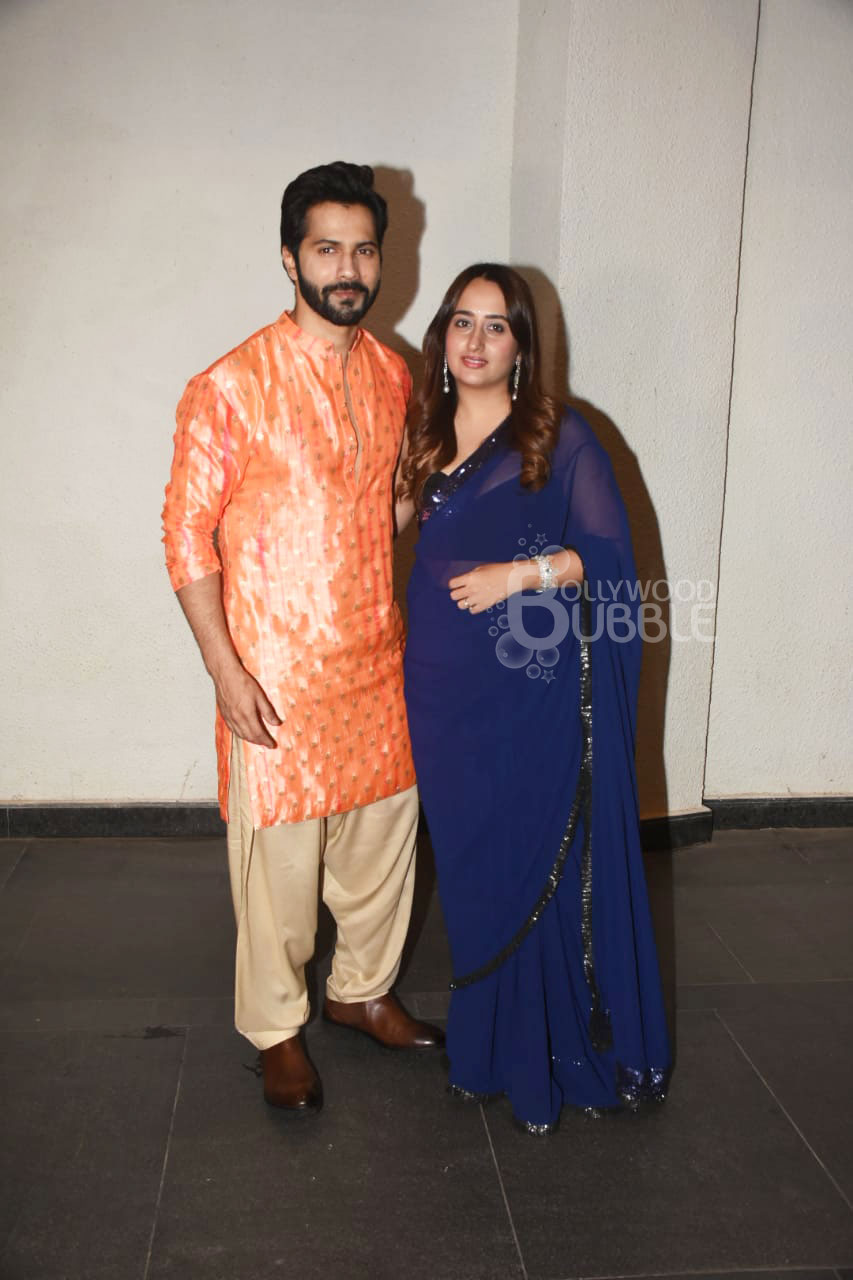 Varun Dhawan with wife Natasha Dalal