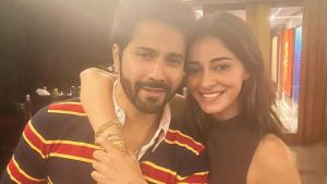 Ananya Panday poses with 'sweet and spiritual friend' Varun Dhawan, fans ask them to collaborate