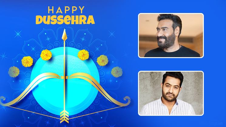happy dussehra, celebs wish, ajay devgn, jr ntr, chiranjeevi