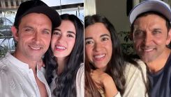 Hrithik Roshan- Saba Azad twin in white as they celebrate first Diwali together, view pics