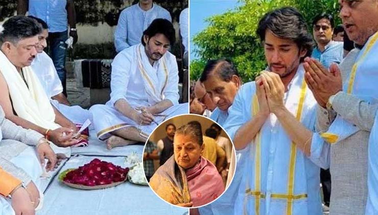 Mahesh Babu immerses late mother Indira Devi's ashes in Haridwar, conducts pooja