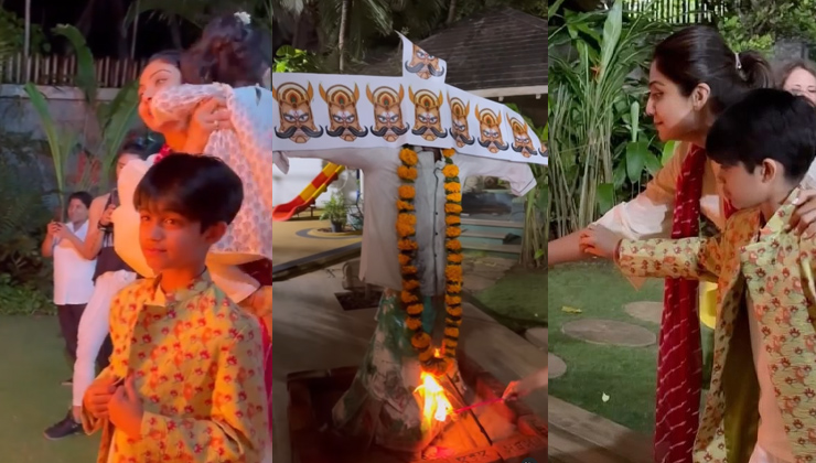 shilpa shetty, ravan dahan, viaan kundra, samisha kundra