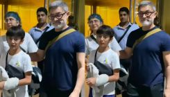 Aamir Khan gets spotted with ex-wife Kiran Rao, son Azad at the airport as they return from vacay- WATCH