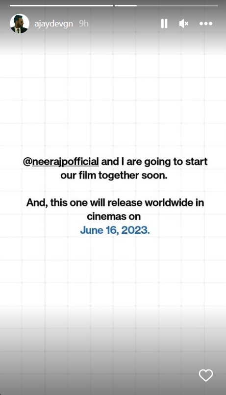 ajay devgn, neeraj pandey