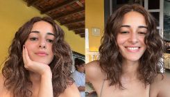 Ananya Panday flaunts her flawless skin as she shows off her new hairstyle-PICS