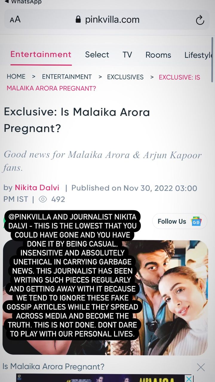 arjun kapoor instagram, malaika arora, arjun malaika, 