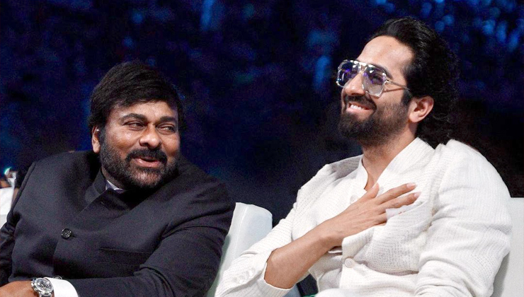 ayushmann khurrana chiranjeevi, ayushmann khurrana instagram, chiranjeevi,