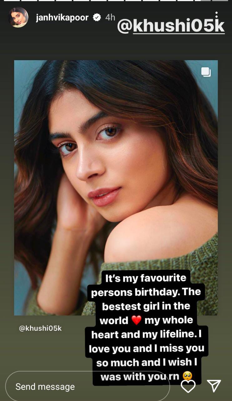 Janhvi Kapoor Wishes Her ‘favourite Person’ Khushi Kapoor On Birthday ...