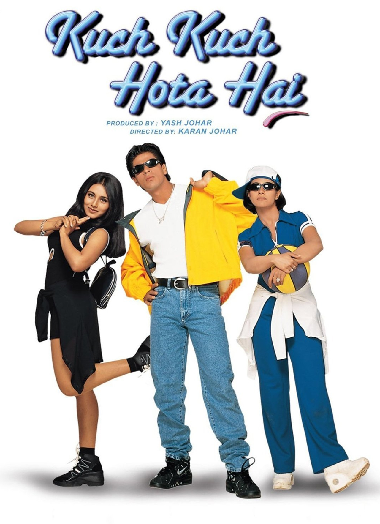 shah rukh khan, kajol, rani mukerji, kuch kuch hota hai