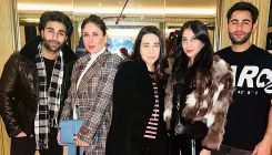 Kareena Kapoor looks stunning as she enjoys dinner with Karisma Kapoor and cousins in London
