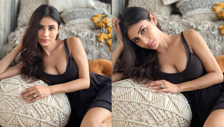 740px x 420px - Mouni Roy raises the temperature as she poses in a sexy black dress