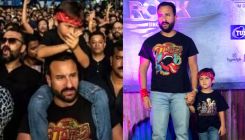 Taimur Ali Khan oozes cuteness as he sits on dad Saif Ali Khan’s shoulder in unseen pic from concert