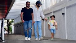 Saif Ali Khan keeps it casual as he gets spotted with sons Ibrahim and Taimur in the city, see pics