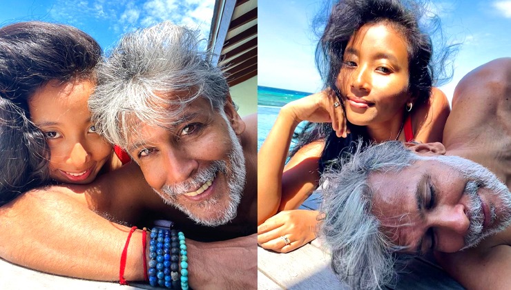 milind soman, milind soman birthday, ankita konwar