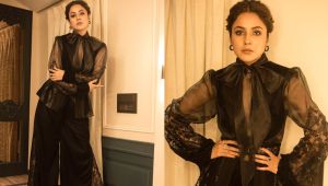 Shehnaaz Gill oozes Boss Lady vibes in an all-Black organza outfit, fans says work of art