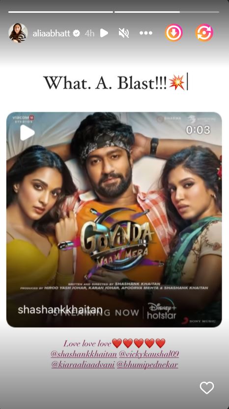 alia bhatt, alia bhatt instagram, govinda naam mera,