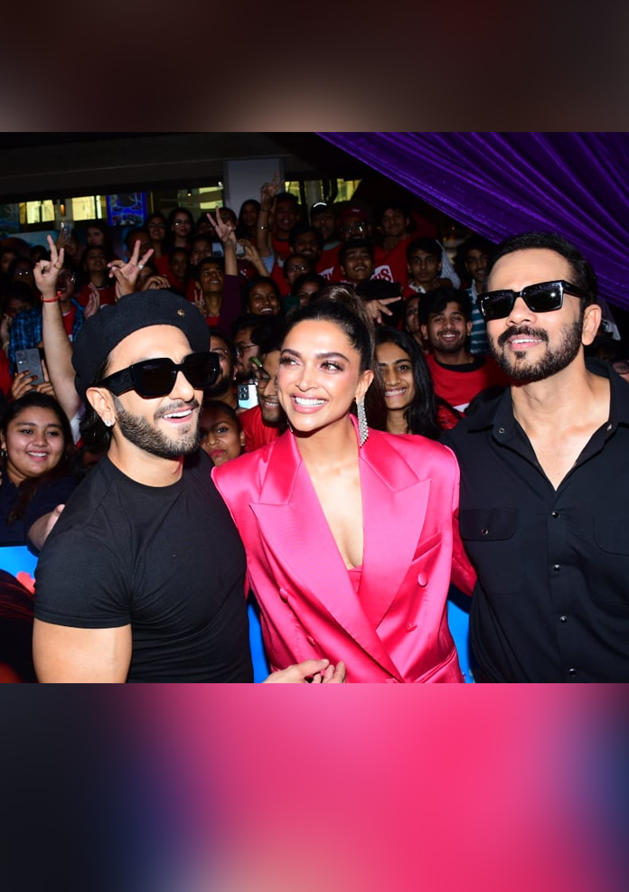 deepika padukone, ranveer singh, rohit shetty,