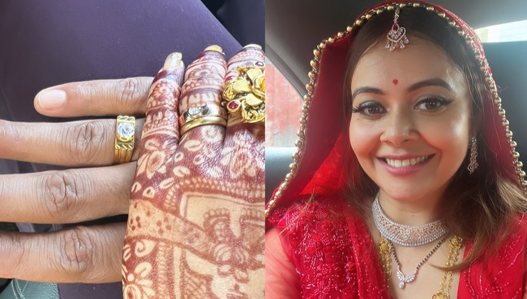 Devoleena Bhattacharjee haldi ceremony, Devoleena Bhattacharjee wedding pics, Devoleena Bhattacharjee bridal pics,