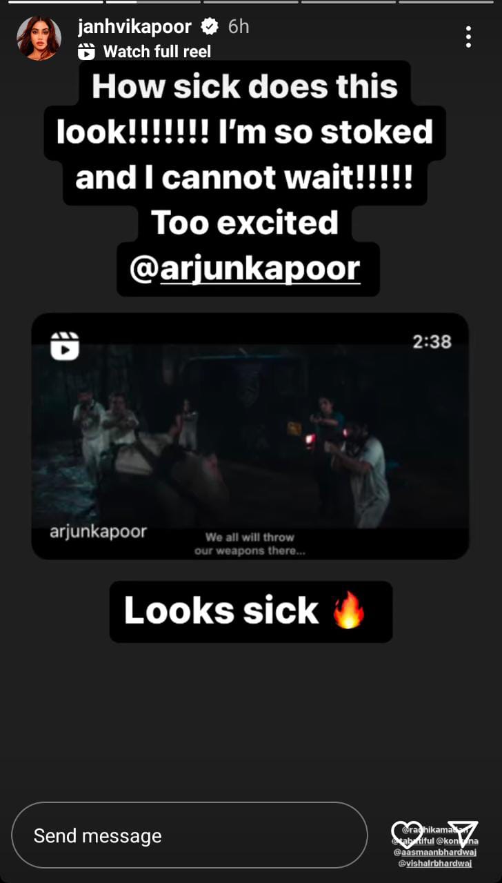 arjun kapoor, janhvi kapoor