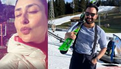 Kareena Kapoor Khan does not miss to pout in the sun as Saif Ali Khan enjoys skiing in new vacay photos